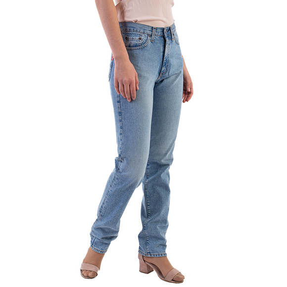 Acquaverde Jeans Women size 26 Steel Blue - Picture 2 of 5